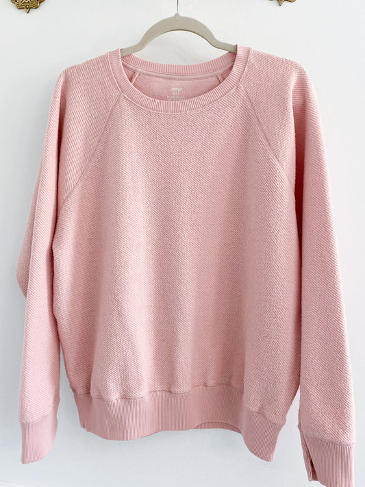 Aerie Pink Crewneck Pullover Size Small