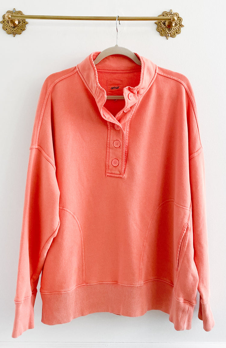 Aerie The Good Times Henley Sweatshirt Size XL